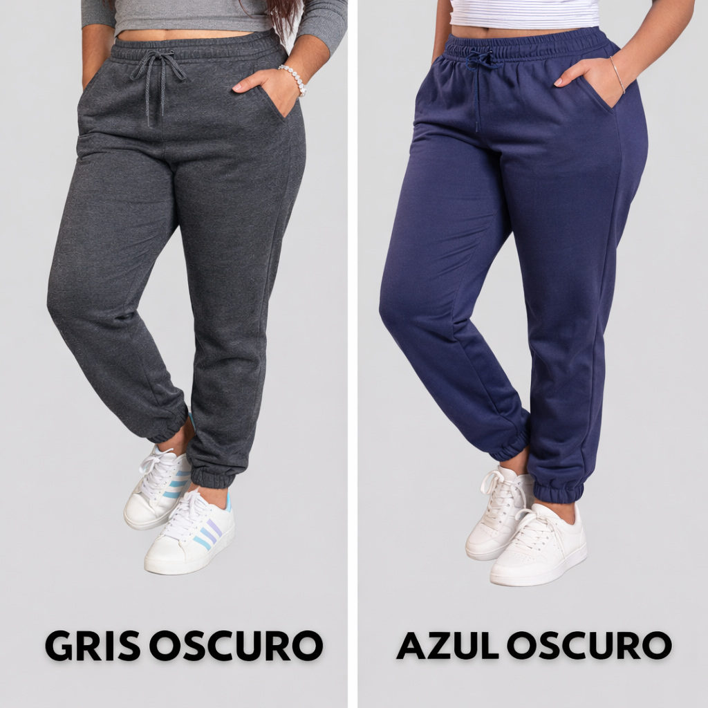 PROMOCION 3 JOGGERS DE DAMA BOTA RESORTADA