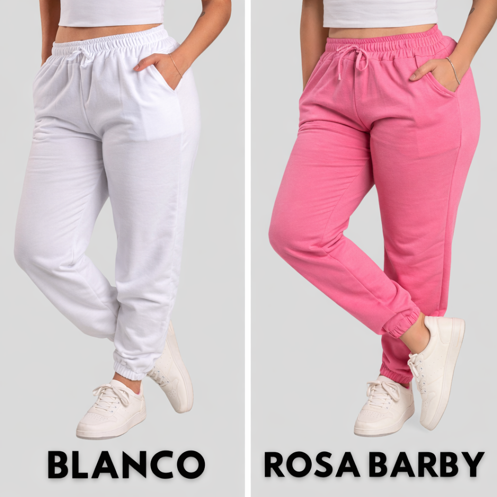 PROMOCION 3 JOGGERS DE DAMA BOTA RESORTADA