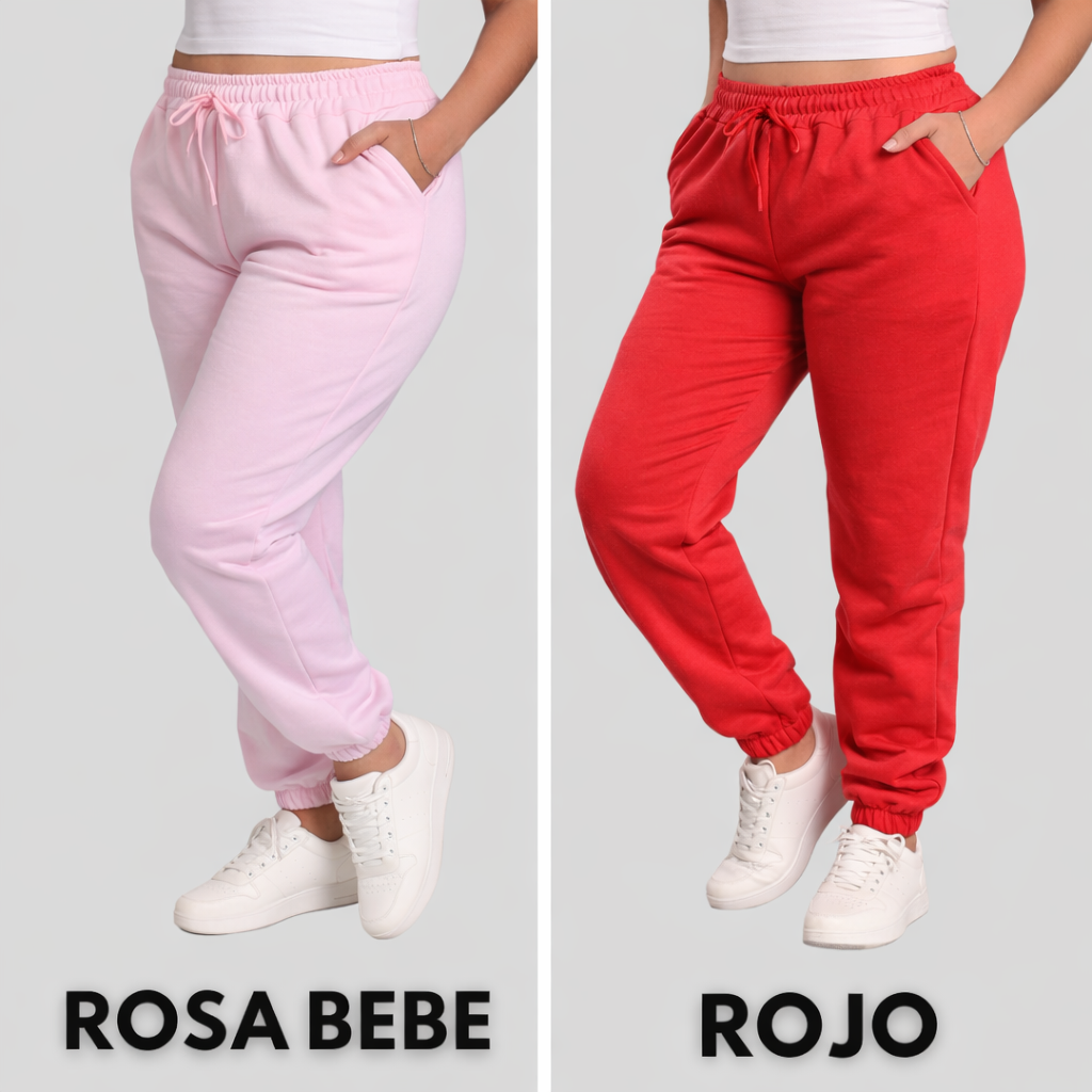 PROMOCION 3 JOGGERS DE DAMA BOTA RESORTADA