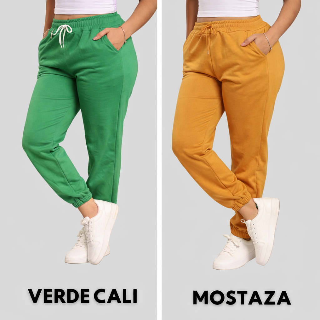 PROMOCION 3 JOGGERS DE DAMA BOTA RESORTADA