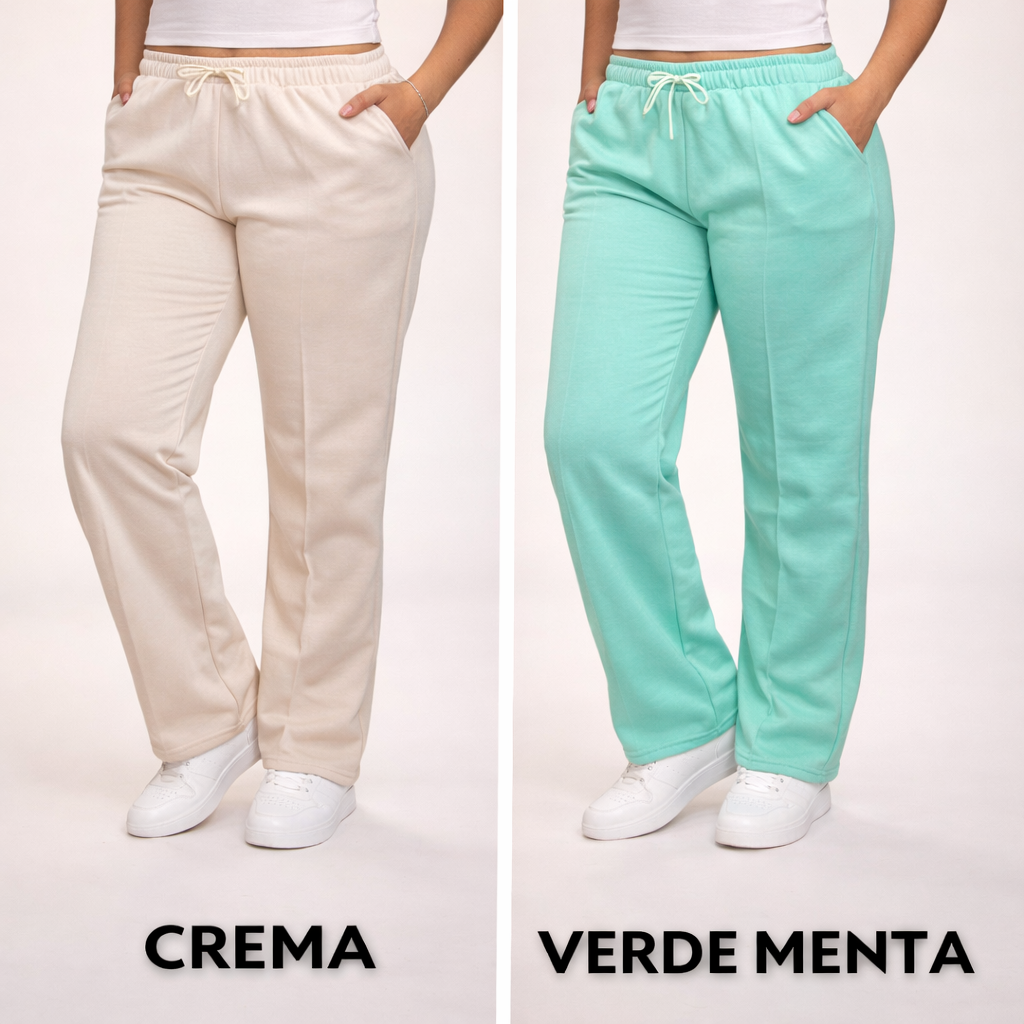 PROMOCION 3 JOGGERS RECTOS DE DAMA